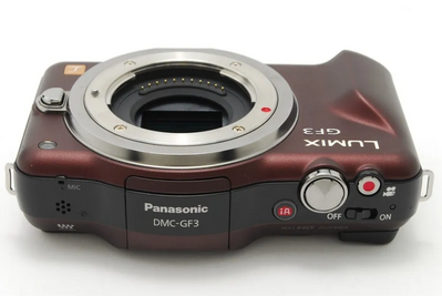 Panasonic Lumix gf3 dmc-gf3w brown Image