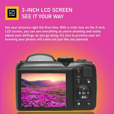 PHOTO4LESS Kodak PIXPRO AZ255 Digital  (Black) Image