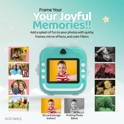 Sofiniks Instant Print  Turquoise Image