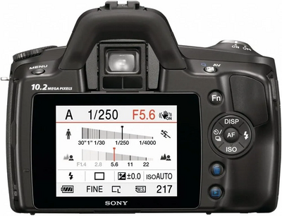 Sony ALPHA DSLR-A230 Image