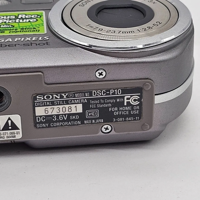 Sony DSC-P10 Image