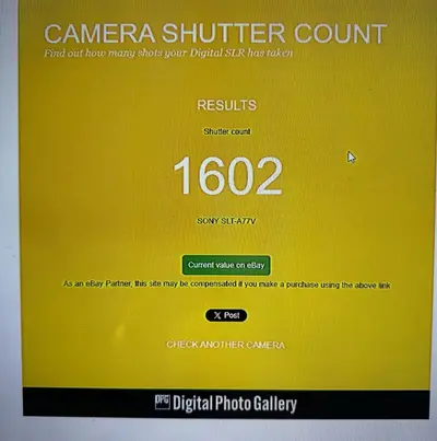 Sony A77 Image