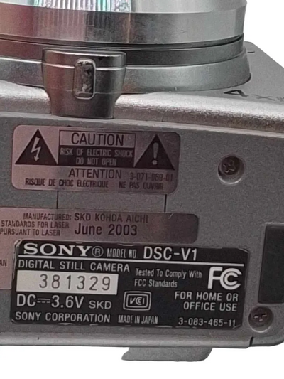 Sony Cyber-shot dsc-v1 Image