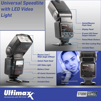 Ultimaxx Deluxe Bundle + Nikon Z30 Mirrorless  with 16-50mm & 50-250mm Lenses Image