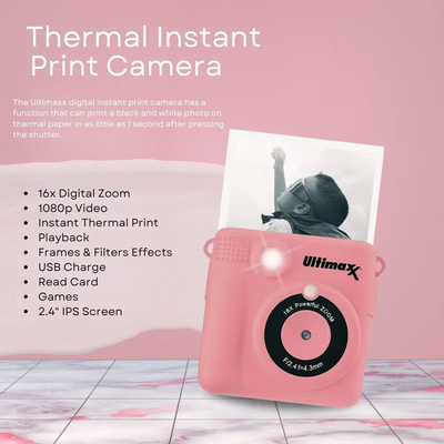 Ultimaxx Essential Instant Thermal Print  for Kids Bundle (Blue) Image