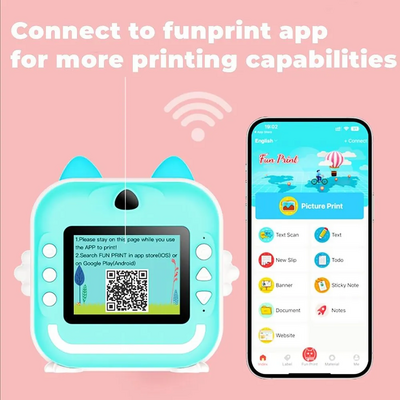 YNOTTEK Ynottek Kids Rechargeable  Instant Print Image