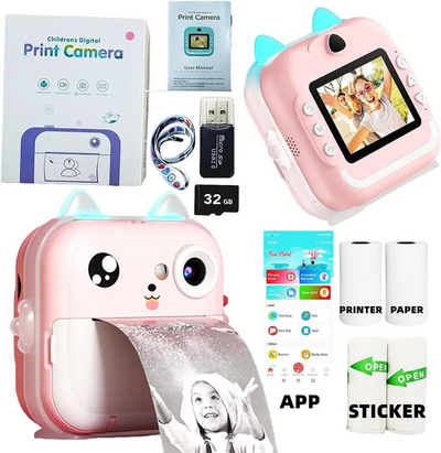 YNOTTEK Ynottek Kids Rechargeable  Instant Print Image