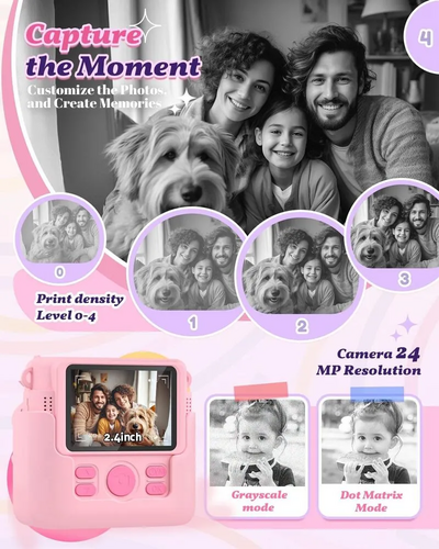 Ziegoal Instant print camera for kids Image