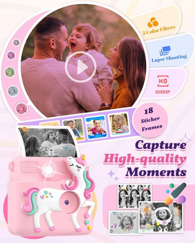 Ziegoal Instant print camera for kids Image