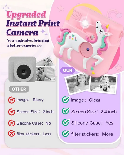 Ziegoal Instant print camera for kids Image