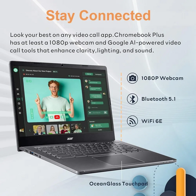 Acer Chromebook Plus 514 Touchscreen Laptop Image