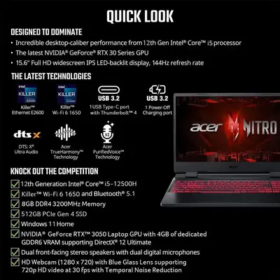 Acer AN515-58-525P Image