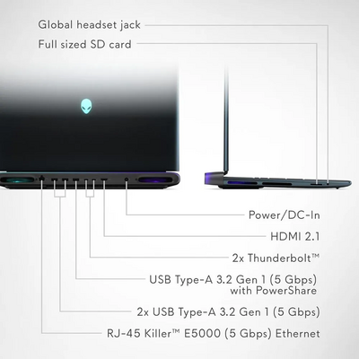 Alienware Dell  18 Area 51 AA18250 Laptop Image