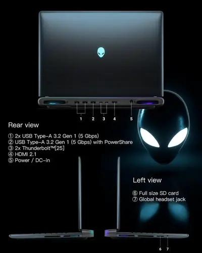 Alienware 16 Area-51 Gaming Laptop Image