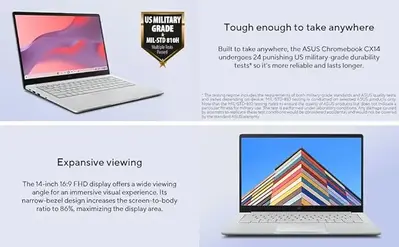 ASUS 14" Touchscreen Chromebook Image