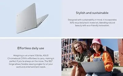 ASUS 14" Touchscreen Chromebook Image