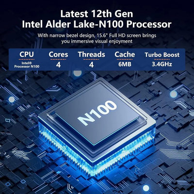 Gezoon Intel N100 16GB RAM 1TB SSD LAPTOP Image