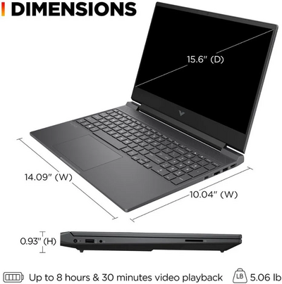 HP Victus by  15.6 inch Gaming Laptop PC 15-fa1029n Image