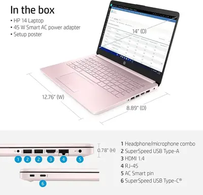 HP Newest  14 Inch Laptop Image