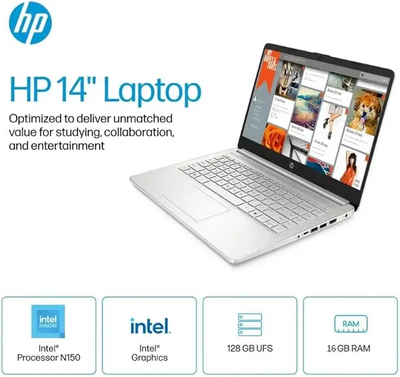 HP 14 Inch Laptop Image