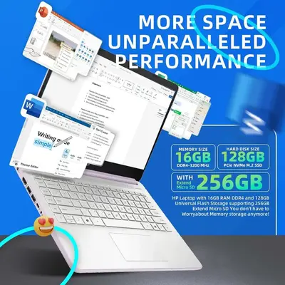HP 14 Inch Laptop Image