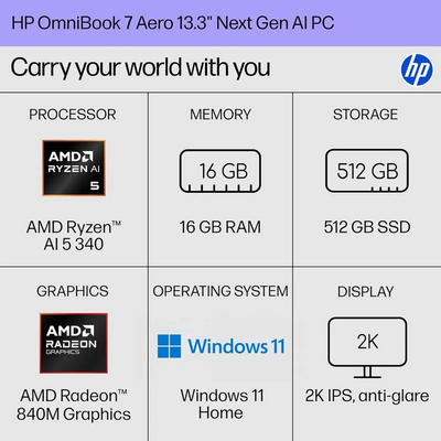 HP OmniBook 7 AeroNGAI 13-bg1000nr Image