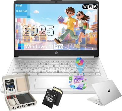 HP 14 Inch Laptop Image