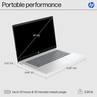 HP Chromebook 14 inch 14a-nf0019nr Image