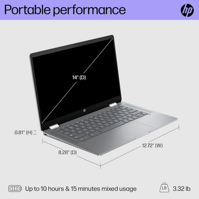 HP Chromebook x360 14b-cd0010nr Image