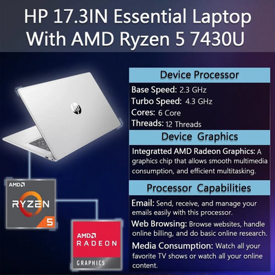 HP 17 inch Laptop Image
