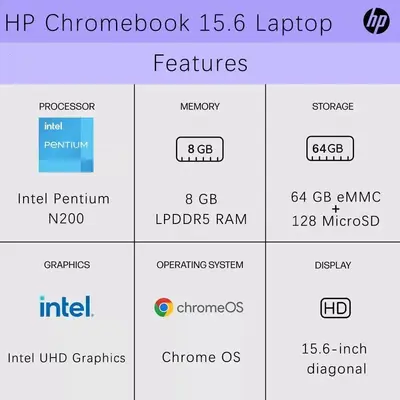 HP 15.6" Chromebook Image