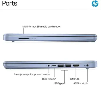 HP 14 Inch Laptop Image