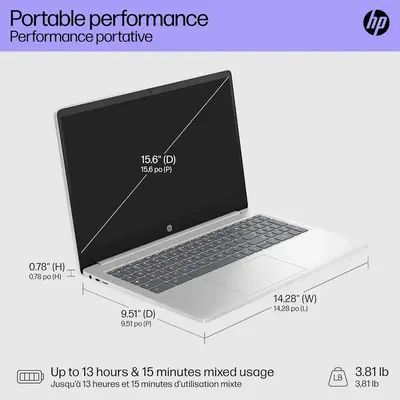 HP Chromebook Plus 15.6 inch 15a-nb0003ca Image