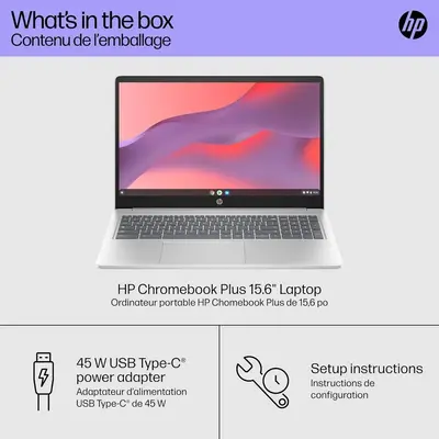 HP Chromebook Plus 15.6 inch 15a-nb0003ca Image