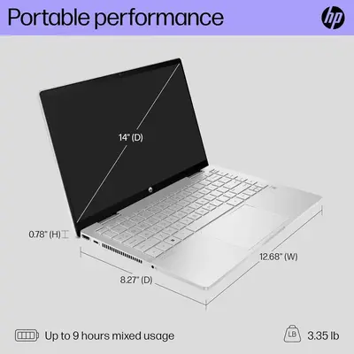 HP Pavilion x360 14 inch 2-in-1Laptop PC 14-ek1099nr Image