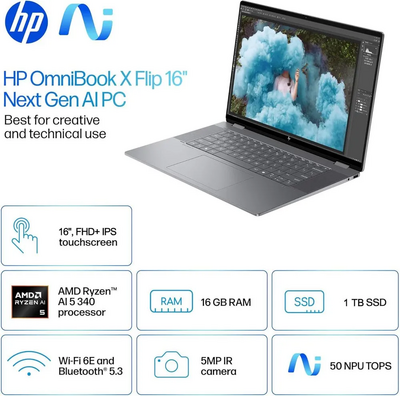 Ist computers HP OmniBook X Flip 16 Image