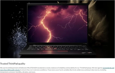 Lenovo ThinkPad X1 Carbon Gen 11 Laptop PC Image