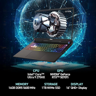 MSI Vector 16 HX AI A2XWHG-211US Image