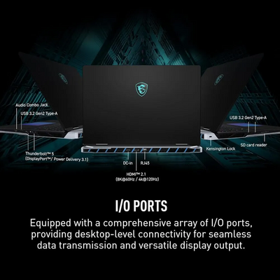 MSI Titan 18 HX AI A2XWJG-614US Image