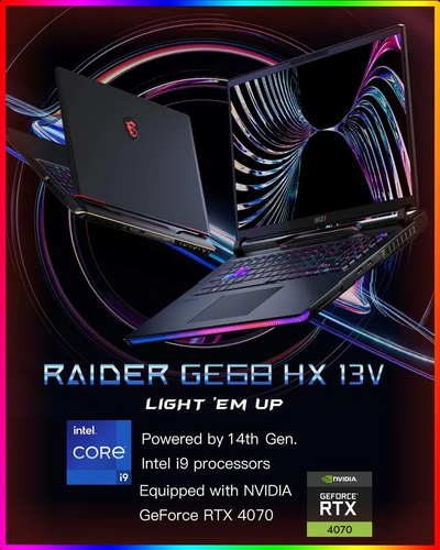 MSI MSI Raider GE68HX Gaming Laptop Image