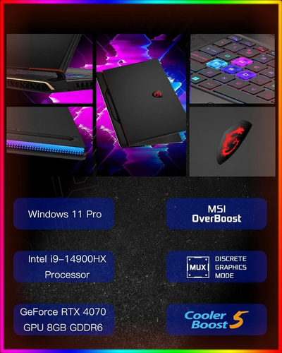 MSI MSI Raider GE68HX Gaming Laptop Image