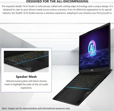 MSI MSI Stealth 18 AI Studio Gaming Image