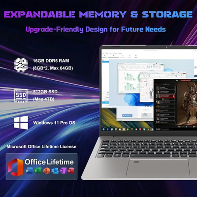 Soulgenix 16 inch Ryzen 7 Laptop Image