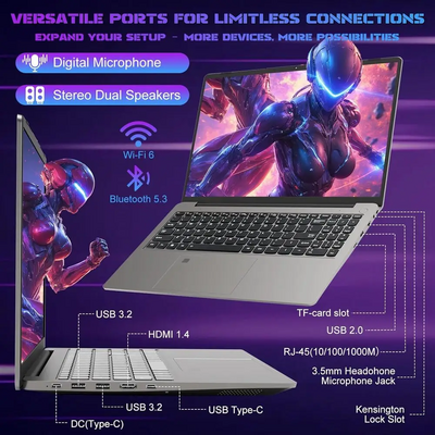 Soulgenix 16 inch Ryzen 7 Laptop Image