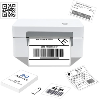BORN4SHIP D467 Bluetooth Shipping Label Printer Image