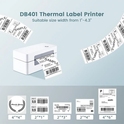 BORN4SHIP D467 Bluetooth Shipping Label Printer Image