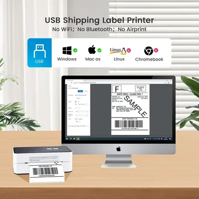 BORN4SHIP Shipping Label Printer 4x6 Image