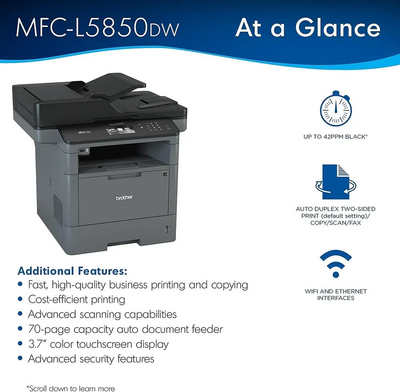 BROTHER INTL CORP MFC-L5850DW Image