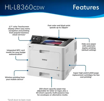 Brother Printer HLL8360CDW Image