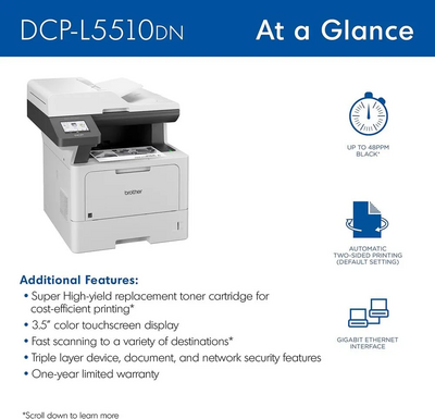 Brother New Model: DCPL5510DN Image
